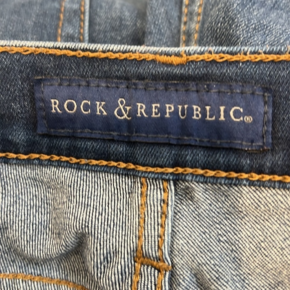 Rock and Republic Kashmiere dark denim jeans size 8M. - Picture 8 of 9